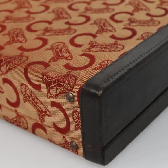 CELINE C Sulky Trunk Case Trunk Canvas Beige Gold - Picture 8 of 14